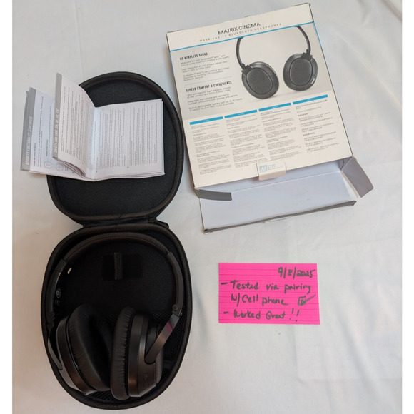 MEE Audio Matrix Cinema Low Latency Bluetooth Headphones BT Transmitter msrp 100 - Picture 7 of 12